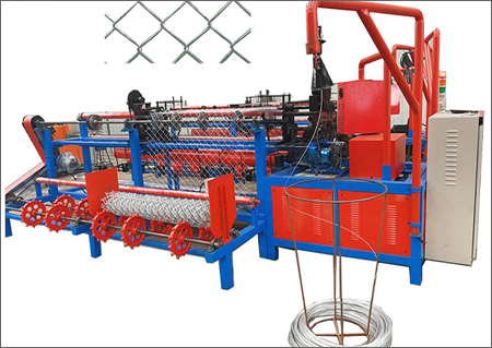 6 meter width chain link fencing making machine